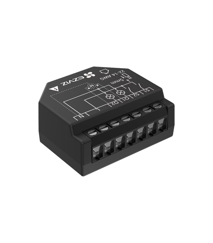 Releu inteligent Wi-Fi pentru aplicatii Smart Home EZVIZ, 2 canale 250Vc.a. max. 16A CS-T36-R100-WM