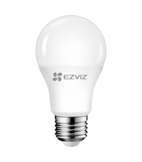 Bec LED inteligent EZVIZ, Wi-Fi, E27, 806 lmn, lumina calda 2700K ajustabila CS-HAL-LB1-LWAW