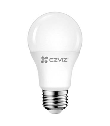 Bec LED inteligent EZVIZ, Wi-Fi, E27, 806 lmn, lumina calda 2700K ajustabila CS-HAL-LB1-LWAW