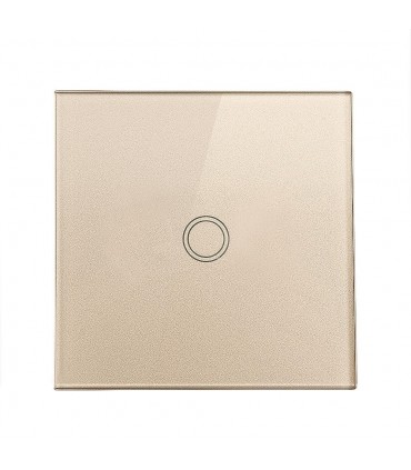 Întrerupător simplu touch screen gold Wi-Fi