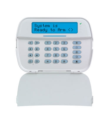 Tastatura LCD alfanumerica, cablata, 128 zone, modul Power G, cititor proximitate, SERIA PRO - DSC HS2LCDRFPRO8EE3