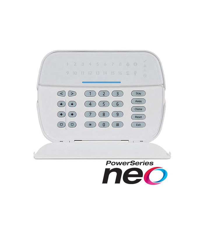 Tastatura LED, cablata, 16 zone, SERIA NEO - DSC HS2LEDE1