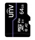 Card memorie 64GB, PURPLE CARD - UNV TF-64G-T