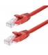 Patch cord Gigabit UTP cat6, LSZH, 0.15m, rosu - ASYTECH Networking TSY-PC-UTP6-015M-R