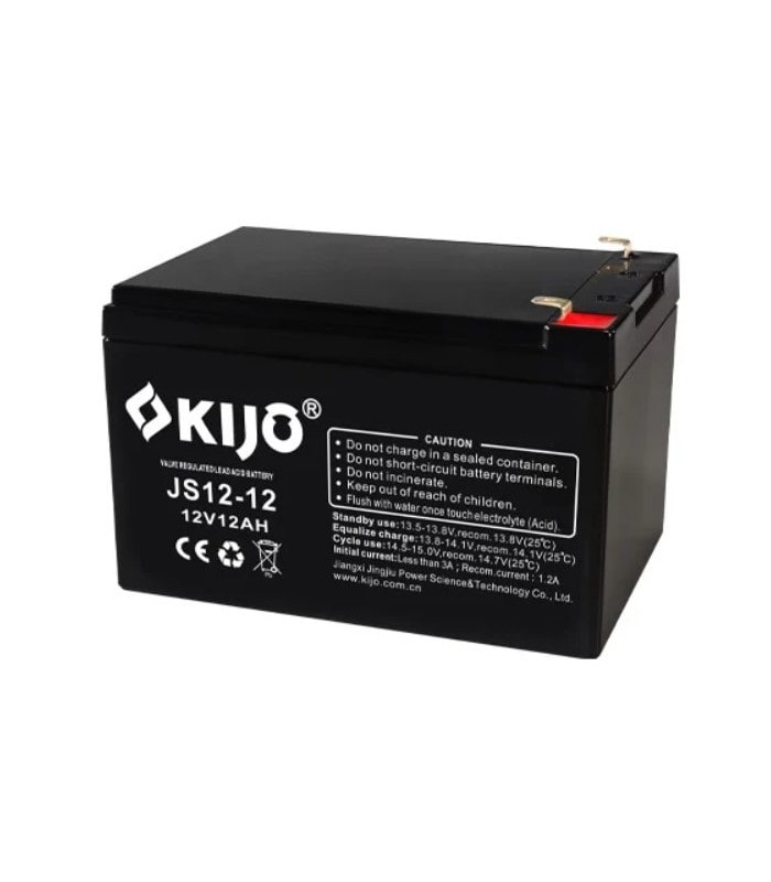 Acumulator AGM 12V, 12Ah, F2 - KIJO JS12-12