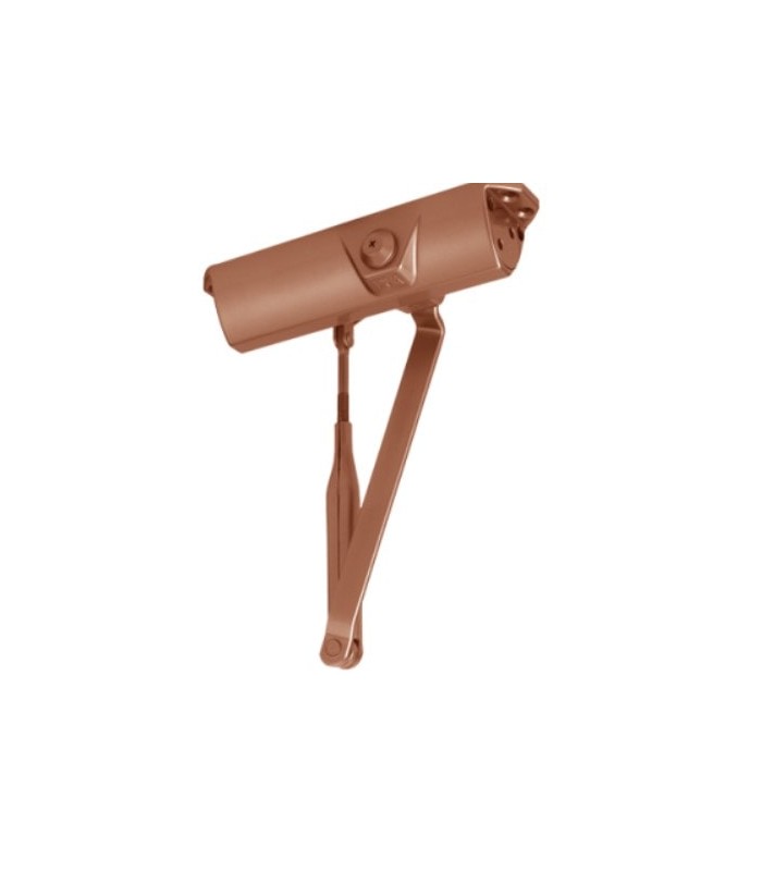 Amortizor hidraulic maro inchis cu brat articulat - DORMA TS68-BROWN