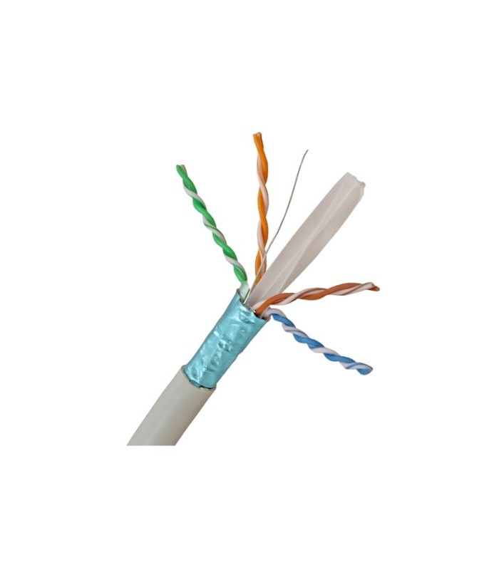 Cablu FTP, cat 6E, CUPRU 100%, manta LSZH 305m - ELAN, ELN-FTP-6e-CU