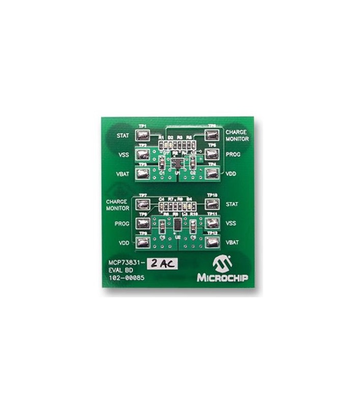 Kit de evaluare, MCP73831 Controler liniar de încărcare  500mA, tensiune de încărcare 4,2 V