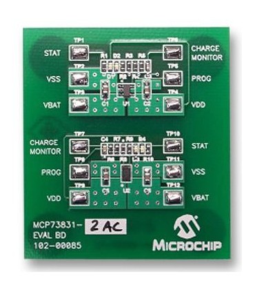 Kit de evaluare, MCP73831 Controler liniar de încărcare  500mA, tensiune de încărcare 4,2 V