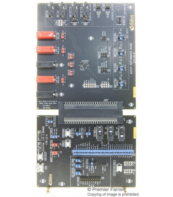 Placă de evaluare, codec stereo DA7217 