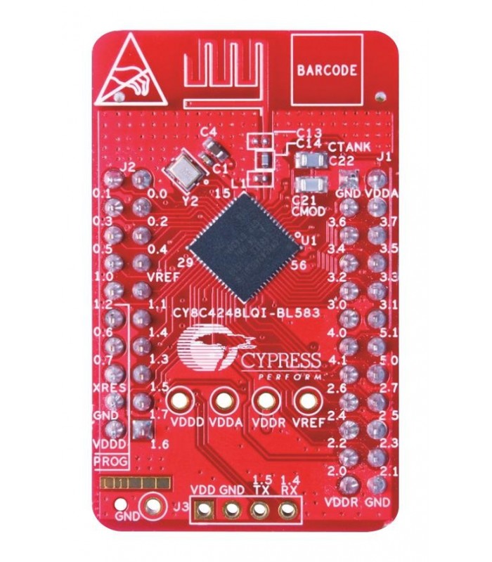 Placă de dezvoltare, Bluetooth, Psoc 4 BLE, CY8C4248LQI-BL583