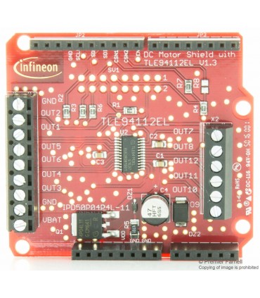 Shield motor DC TLE94112ELSHIELDTOBO1 12 ieșiri