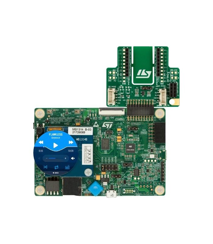 Placă evaluare STM32L4R9I-DISCO cu ecran 390 x 390 px AMOLED
