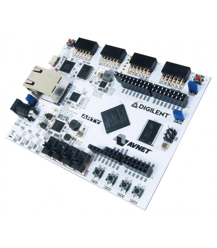 Placă de evaluare, Spartan-7 50 FPGA, 256 MB RAM, 4 x antet Pmod, Vivado