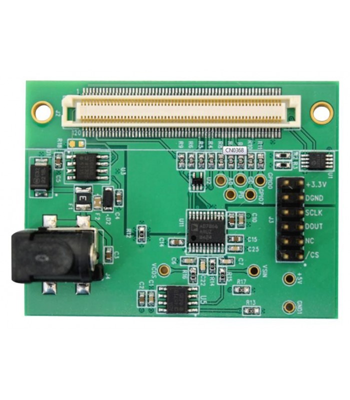 Placă de dezvoltare EVAL-CN0368-SDPZ pentru măsurarea unghiului și poziției liniare magnetorezistente