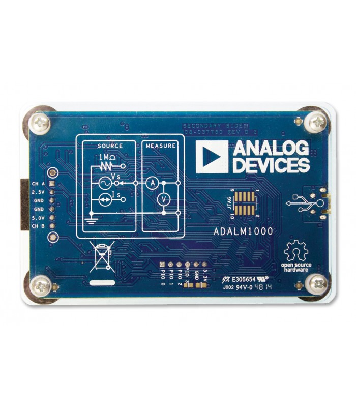 Placă dezvoltare ADALM1000 cu osciloscop si generator semnal 100kSPS