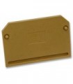 WEIDMULLER - 019132 AP (SAKS3) - End Plate / Partition, for Use with SAKS1 and SAKS3 Fuse Terminals, Brown