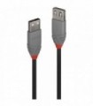 Cablu transfer date lindy ly-36702 usb 2.0 male tip a - usb 2.0 female tip a 1 m anthra line