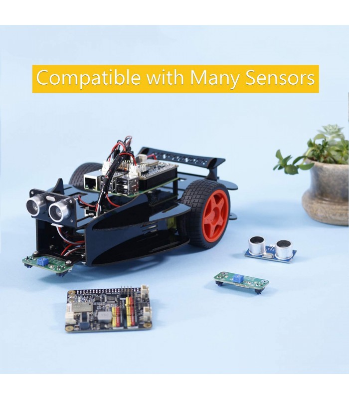 Kit mașină inteligentă PiMobile Smart pentru Raspberry Pi Bazat pe Ezblock